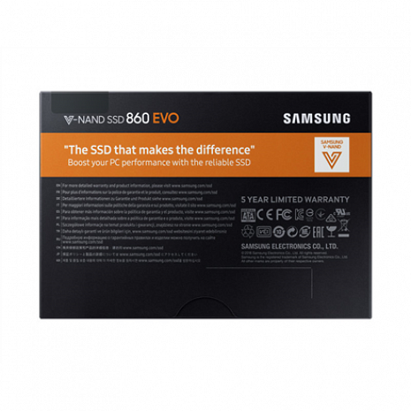 SSD disks 860 EVO 4TB MZ-76E4T0B/EU