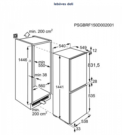 Холодильник  LNS5LD14S