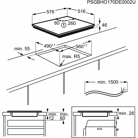 Plīts virsma  EIT60443X