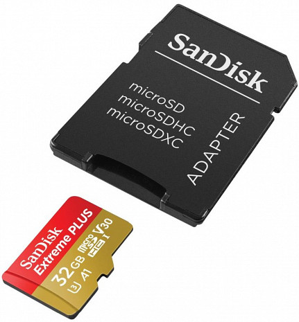 Atmiņas karte MEMORY MICRO SDHC 32GB UHS-I/W/A SDSQXBG-032G-GN6MA SANDISK SDSQXBG-032G-GN6MA