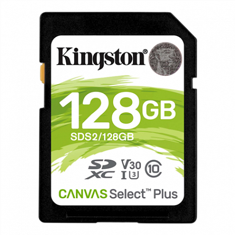 Atmiņas karte Kingston Canvas Select Plus 128GB SDHC Class 10 SDS2/128GB