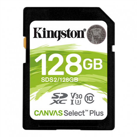 Карта памяти Kingston Canvas Select Plus 128GB SDHC Class 10 SDS2/128GB