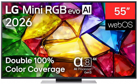 Телевизор LG Mini RGB evo AI 55MRGB87B3B.AEU