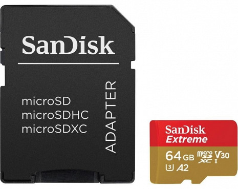 Карта памяти MEMORY MICRO SDXC 64GB UHS-I/W/A SDSQXAH-064G-GN6AA SANDISK SDSQXAH-064G-GN6AA