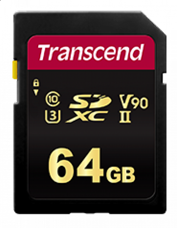 Atmiņas karte MEMORY SDXC 64GB UHS-II 700S/TS64GSDC700S TRANSCEND TS64GSDC700S