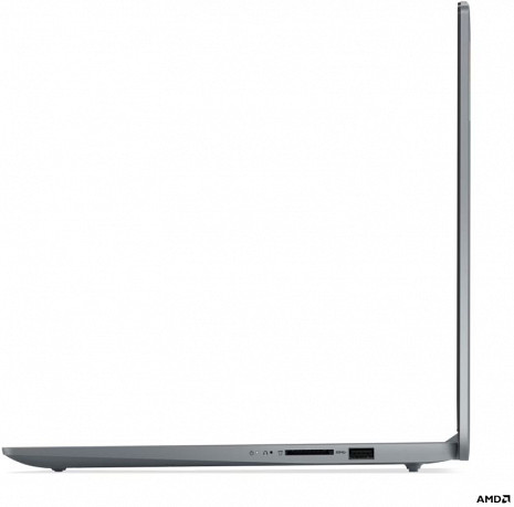 Ноутбук Lenovo IdeaPad Slim 3 15AMN8 AMD | Arctic Grey | 15.6 " | IPS | FHD | 1920 x 1080 pixels | Anti-glare | AMD Ryzen 5 | 40 | 16 GB | Soldered LPDDR5 | Solid-state drive capacity 512 GB | AMD Radeon 610M Graphics | Windows 11 Home | 802.11ax | Bluetooth vers 82XQ01QXLT