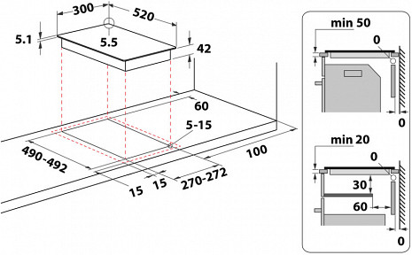 Поверхность плиты  WRD 6030 B 