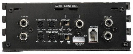 Auto komplekts (auto sabvūferis + auto pastiprinātājs)  BASSKIT GZ 375 MINI