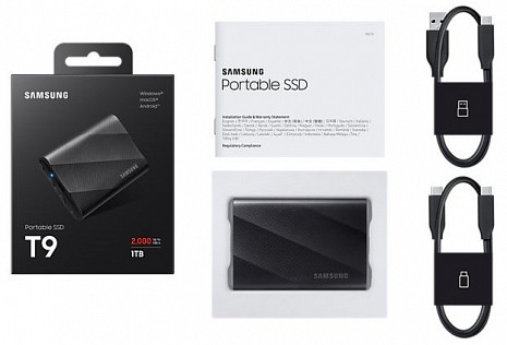 Cietais disks Samsung MU-PG1T0B/EU Portable SSD T9 1TB Samsung MU-PG1T0B/EU