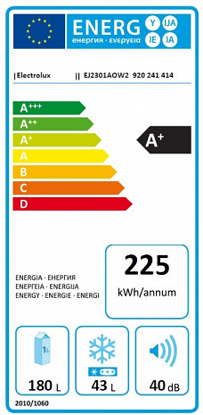 Ledusskapis  EJ2301AOW2