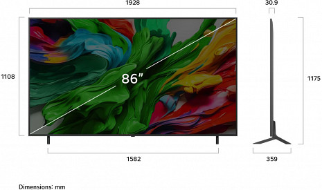 QNED Televizors  86QNED85A3C
