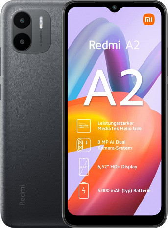 Viedtālrunis Redmi A2 RedmiA2 3/64GB Black