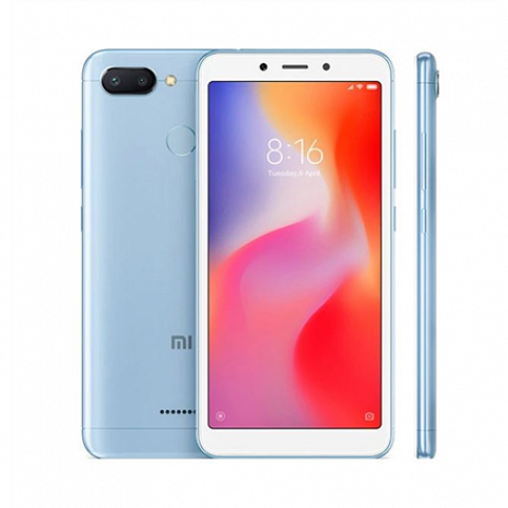 Смартфон Redmi 6 Blue, 5.45 ", IPS LCD, 720 x 1440 pixels Redmi 6 64GB/3GB Blue