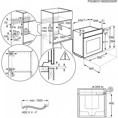 Духовка, духовой шкаф  BPE742380B