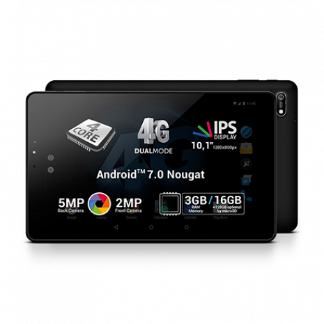 Планшет H1002 10.1 ", Black, Capacitive, Multitouch, IPS LCD, 1280 x 800 pixels Viva H1002 black