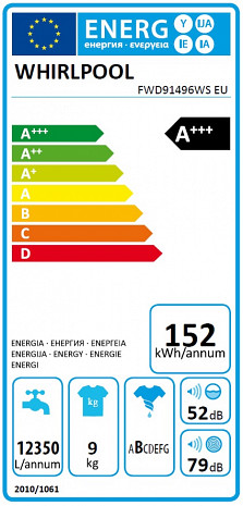 Veļas mašīna  FWD91496WS EU