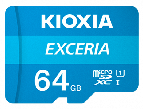 Карта памяти MEMORY MICRO SDXC 64GB UHS-I/W/A LMEX1L064GG2 KIOXIA LMEX1L064GG2