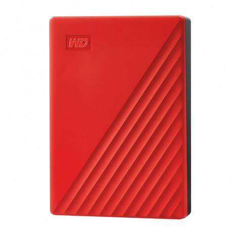 Cietais disks External HDD|WESTERN DIGITAL|My Passport|4TB|USB 2.0|USB 3.0|USB 3.2|Colour Red|WDBPKJ0040BRD-WESN WDBPKJ0040BRD-WESN