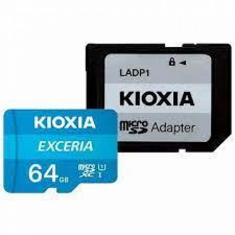 Карта памяти MEMORY MICRO SDXC 64GB UHS-I/W/A LMEX1L064GG2 KIOXIA LMEX1L064GG2