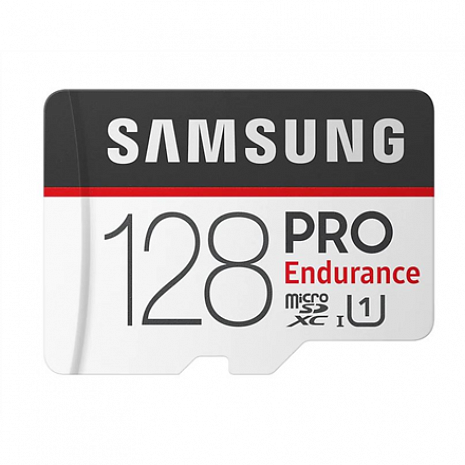 Atmiņas karte Samsung PRO Endurance 128 GB, MicroSDXC, Flash memory class 10, Adapter MB-MJ128GA/EU