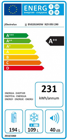 Ledusskapis  EN3201MOW