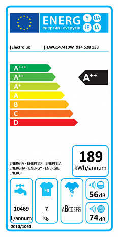 Veļas mašīna  EWG147410W