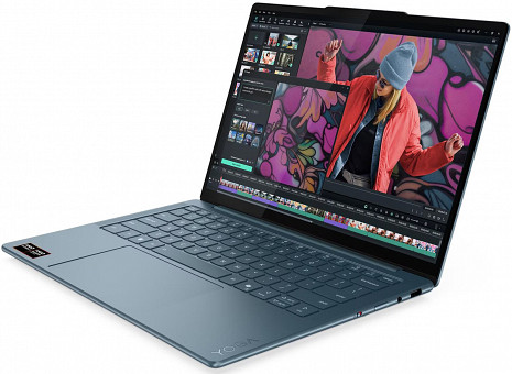 Portatīvais dators Lenovo Yoga Slim 7 14AKP10 AMD | Tidal Teal | 14 " | OLED | WUXGA | 1920 x 1200 pixels | Glossy | AMD Ryzen AI 7 | 350 | 16 GB | Soldered LPDDR5X | Solid-state drive capacity 512 GB | AMD Radeon 860M Graphics | Windows 11 Home | 802.11be 83JY00A8NT