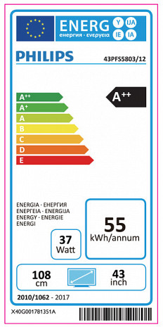LED Televizors  43PFS5803/12