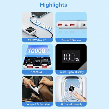 Ārējais akumulators (power bank)  FHKB0