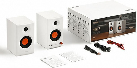 Aktīvie studijas monitoru skaļruņi  MR3 White