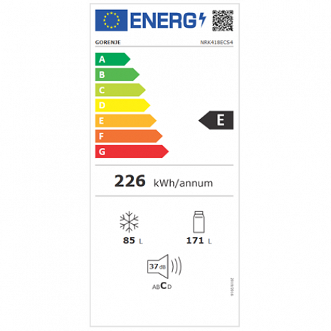 Ledusskapis  NRK418ECS4
