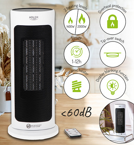 Gaisa sildītājs ar ventilatoru  AD7738