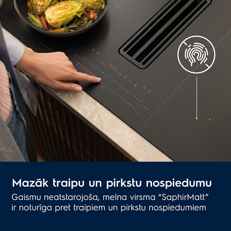 Plīts virsma ar integrētu nosūcēju  KCC84450CZ