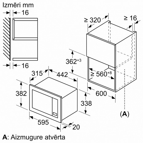 Mikroviļņu krāsns  BFL623MB3