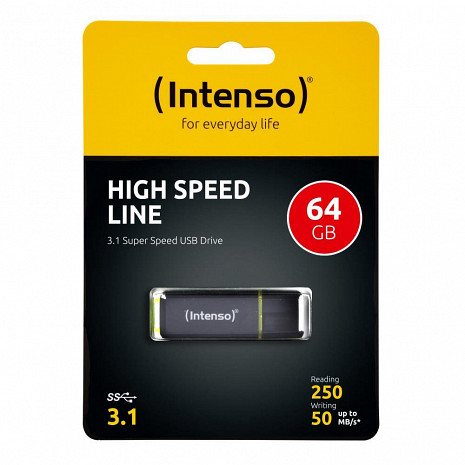 USB zibatmiņa MEMORY DRIVE FLASH USB3.1 64GB/3537490 INTENSO 3537490