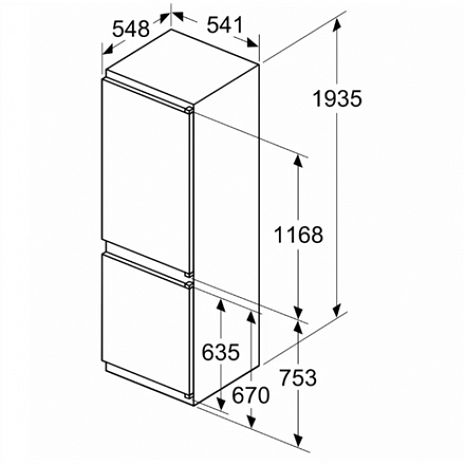 Ledusskapis  KIN965SE0