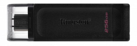 USB zibatmiņa Kingston USB Flash Drive DataTraveler 70 256 GB, USB 3.2 Gen 1 Type-C, Black DT70/256GB