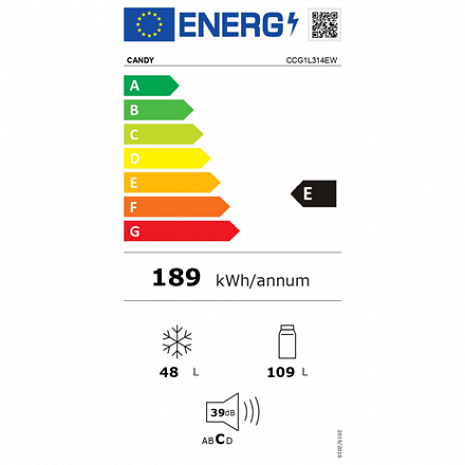 Ledusskapis  CCG1L314EW