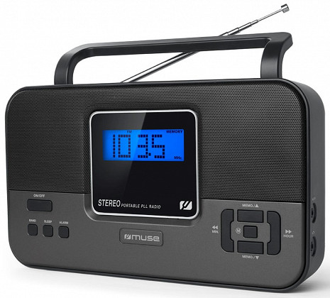 Stereo radio uztvērējs ar modinātāju M-087 R M-087R