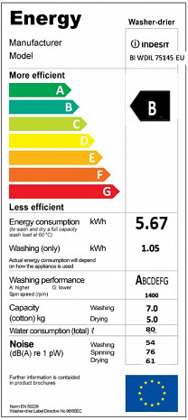 Стиральная машина  BI WDIL 75145 EU