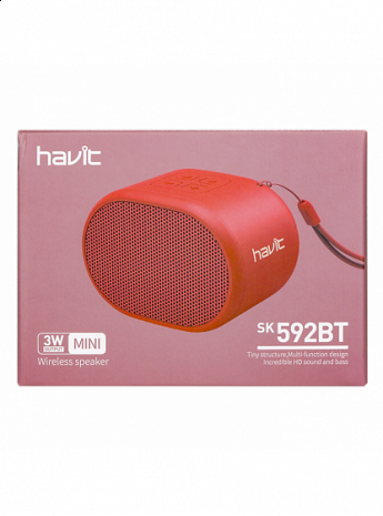 Portatīvais skaļrunis  H592 BT red