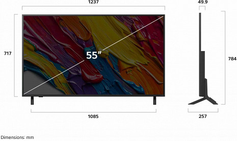 QNED Televizors  55QNED82A3B