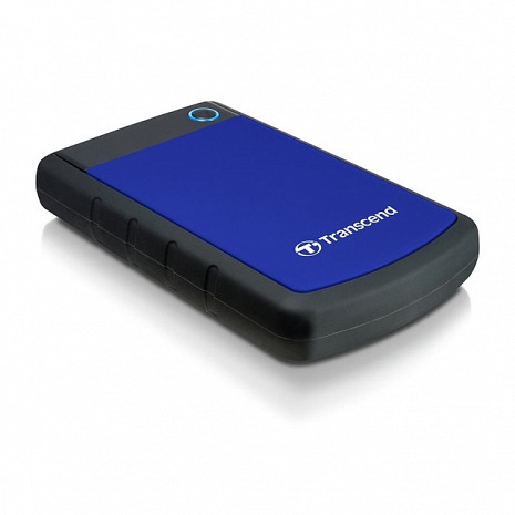 Cietais disks External HDD|TRANSCEND|StoreJet|2TB|USB 3.0|Colour Blue|TS2TSJ25H3B TS2TSJ25H3B