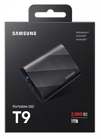 Cietais disks Samsung MU-PG1T0B/EU Portable SSD T9 1TB Samsung MU-PG1T0B/EU