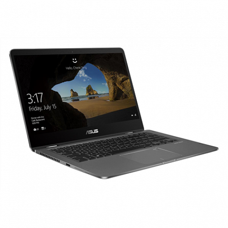 Ноутбук Zenbook Flip UX461FA-E1024T Slate Gray, 14 ", IPS, Touchscreen, FHD, 1920 x 1080 pixels, Gloss, Intel Core i5, i5-8265U 90NB0K11-M00260