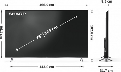 QLED Televizors  75JP7265E