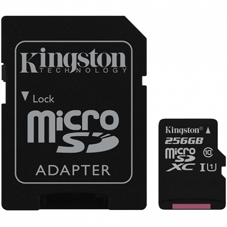 Atmiņas karte Canvas Select UHS-I 256 GB, MicroSDXC, Flash memory class 10, SD Adapter SDCS/256GB