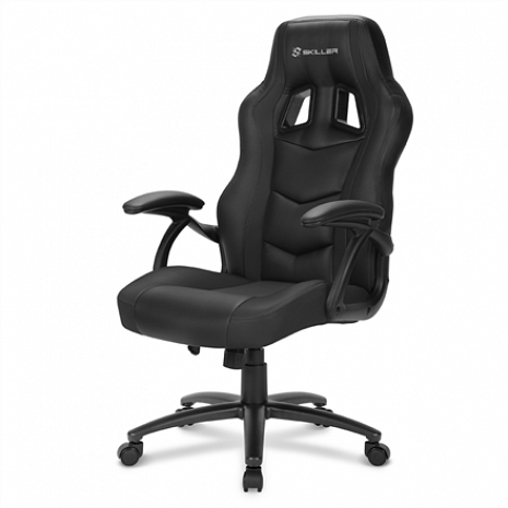 Geimeru krēsls Gaming Seat in Sporty Design, Skiller SGS1, Black Skiller SGS1