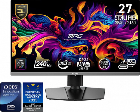 QD-OLED monitors  MPG 272URX QD-OLED
