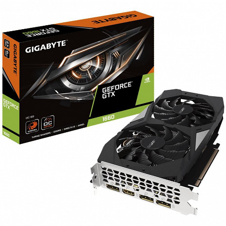 Grafiskā karte VGA PCIE16 GTX1660 6GB GDDR5 GV-N1660OC-6GD